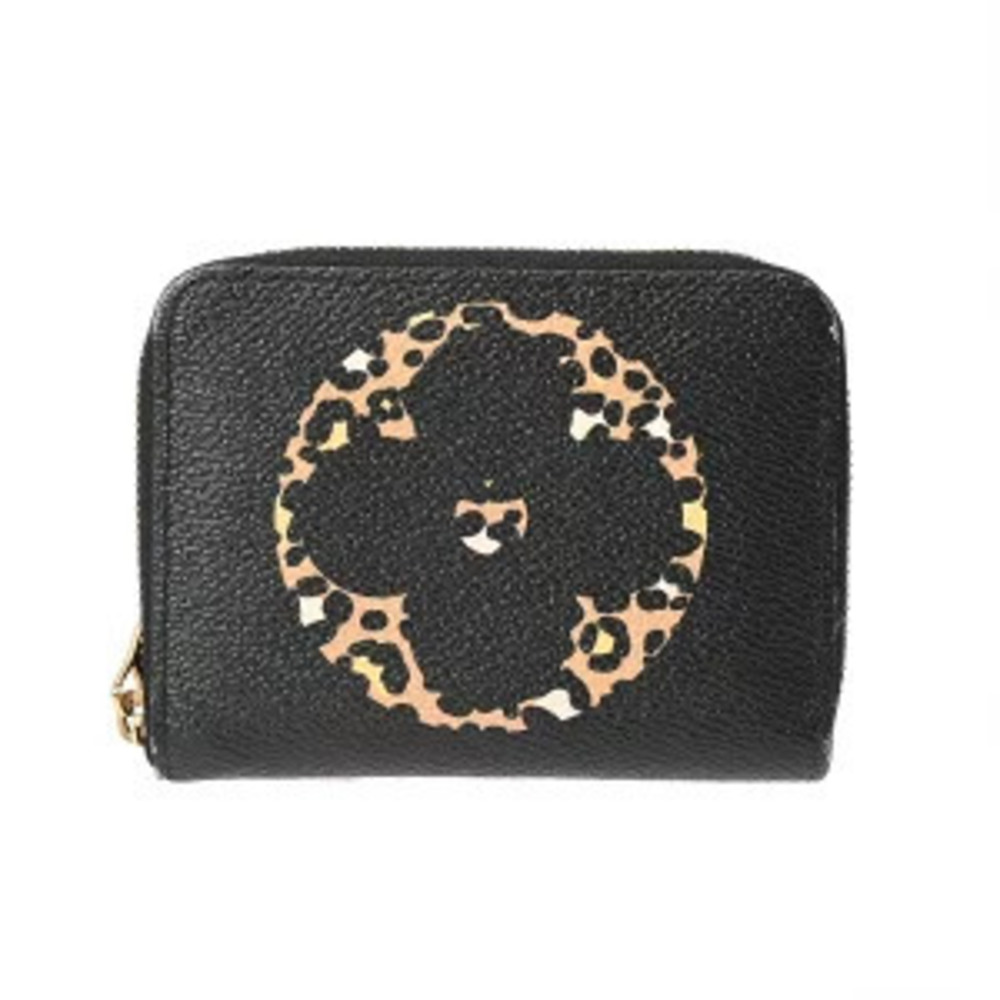 Louis Vuitton Monogram Jungle Zippy Coin Black Yellow Case Wallet